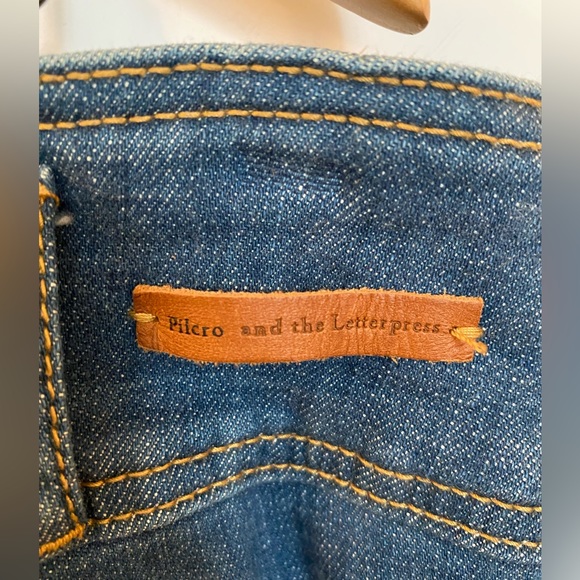 A+ ANTHROPOLOGIE Pilcro High-Rise Cropped Flare Self Belt Jeans - Plus Size 18W - Picture 11 of 15